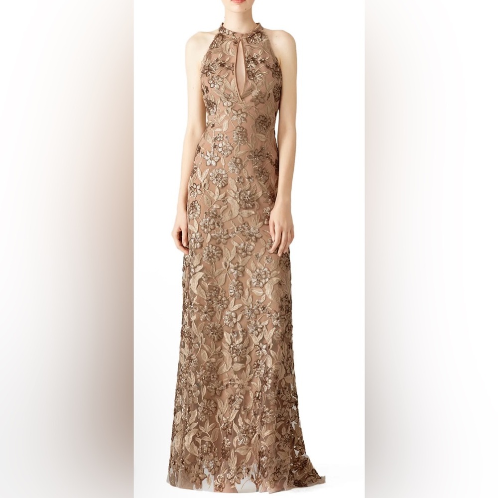 Gold Joan Gown—ERIN by Erin Fetherston - Picture 1 of 3